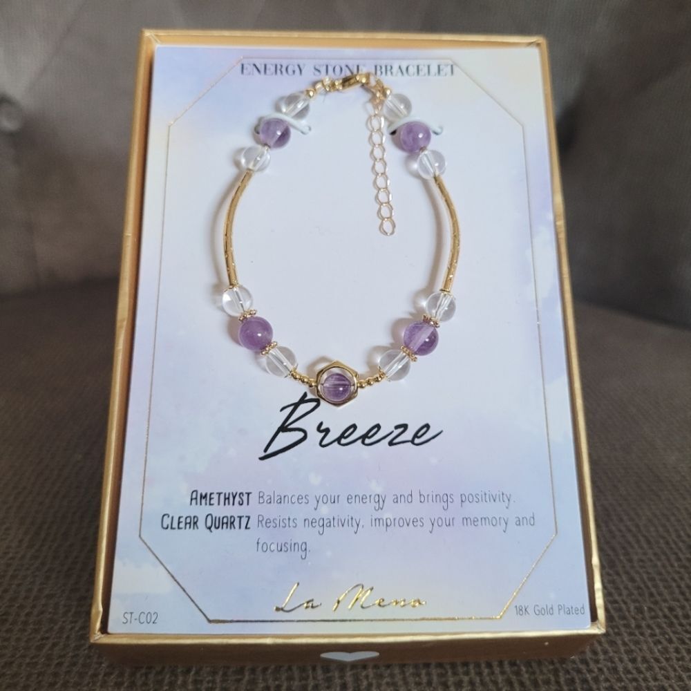 La Meno Breeze🌬 Energy⚡️Stone Bracelet - NIB